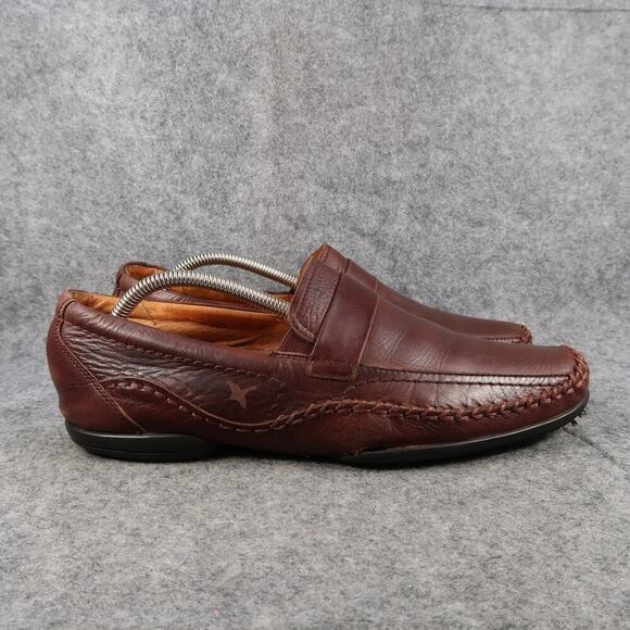 Pikolinos Shoes Mens 42 Loafers Leather Slip On Fashion Classic Comfort Brown - Picture 1 of 13